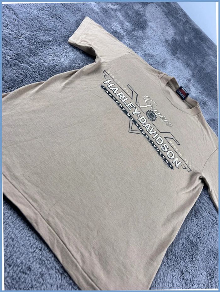 T-shirt Harley Davidson Beige – Taille S - photo numéro 7