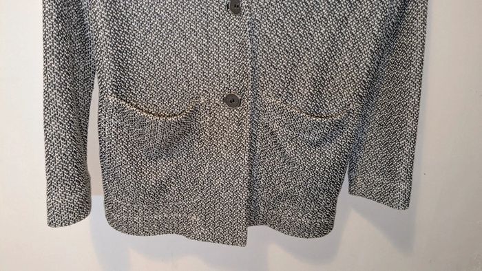 Veste blanche et noire Bonobo - photo numéro 5