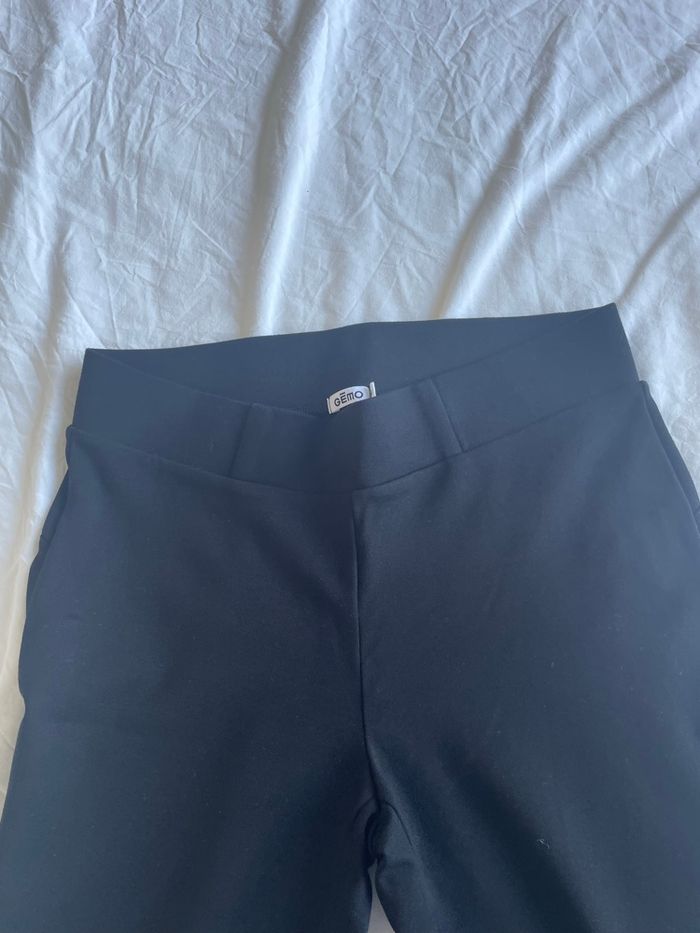 Pantalon slim femme noir