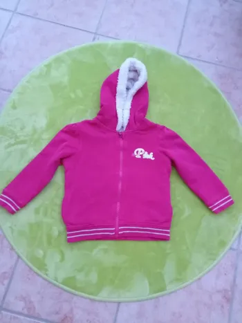 Gilet fourre rose Orchestra 4 ans