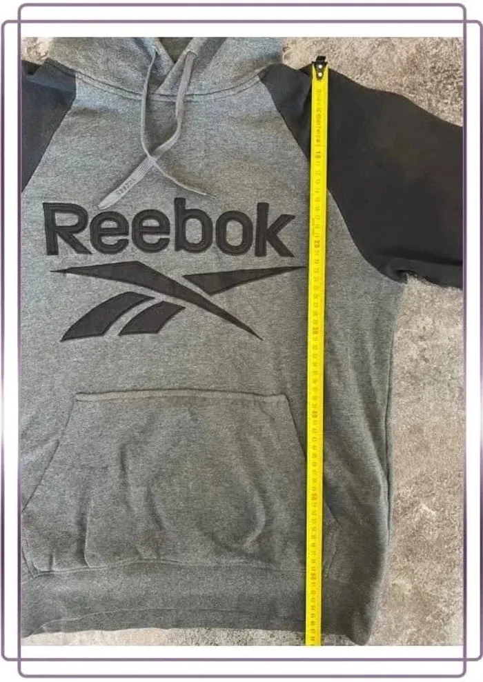 Sweat capuche Reebok homme S - Hoodie men - Kapuzenpullover herren - Felpa Uomo - photo numéro 5