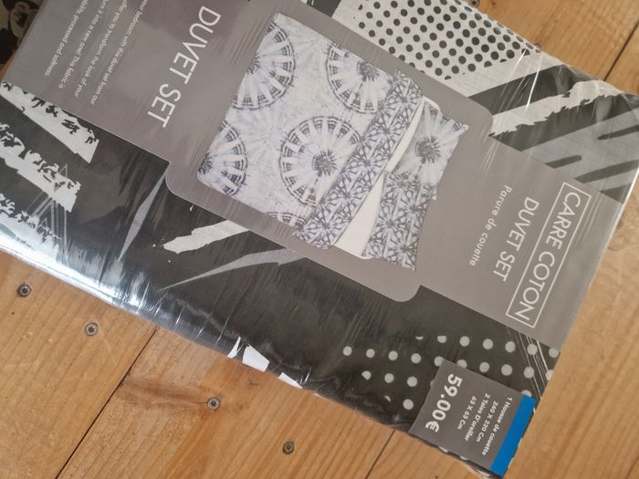 Housse de couette + taie d'oreiller