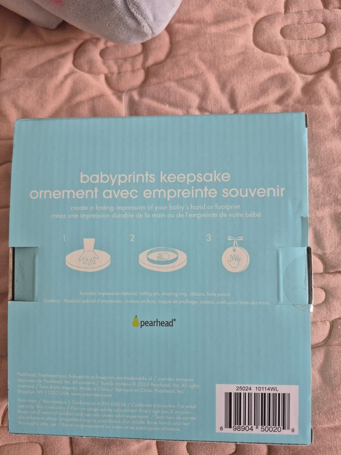Kit pour empreinte main ou pied NEUF - photo numéro 2