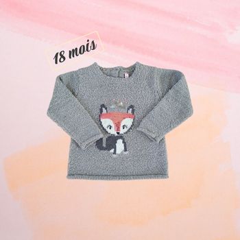Pull motif renard