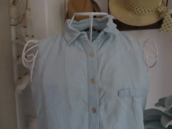chemise en jeans légere - photo numéro 2