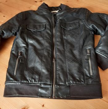 Blouson noir 10 ans