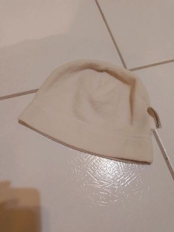 Bonnet fille couleur crème Quechua