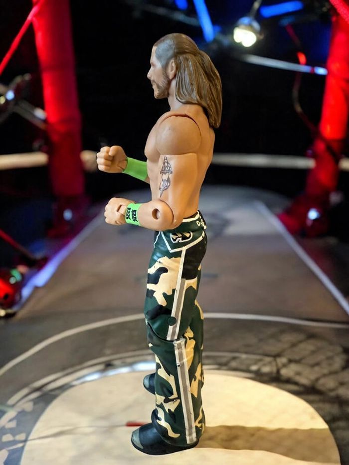 Figurine Wwe Mattel Basic Hbk Shawn Michaels DX Camo 2010 Wrestling Degeneration - photo numéro 2