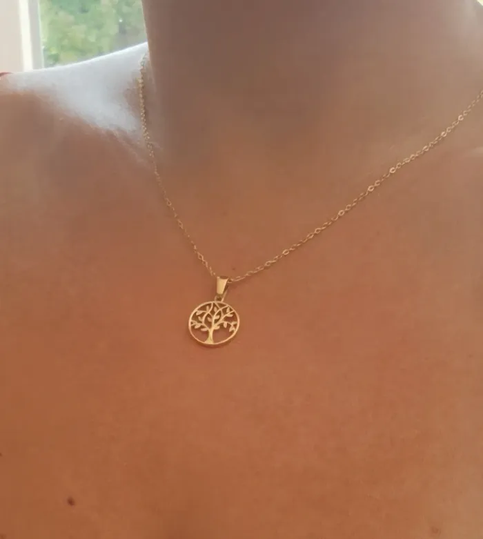 Collier arbre de vie acier