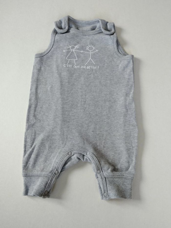 combinaison coton mixte fille garcon 1 mois verbaudet