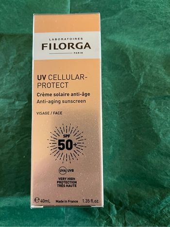 filorga creme solaire anti age visage, spf 50, neuve, 40ml