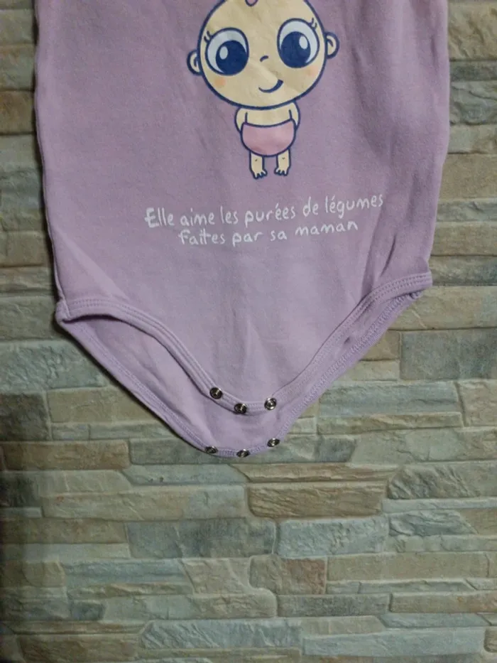 Body parme CotonBio 18M - photo numéro 3