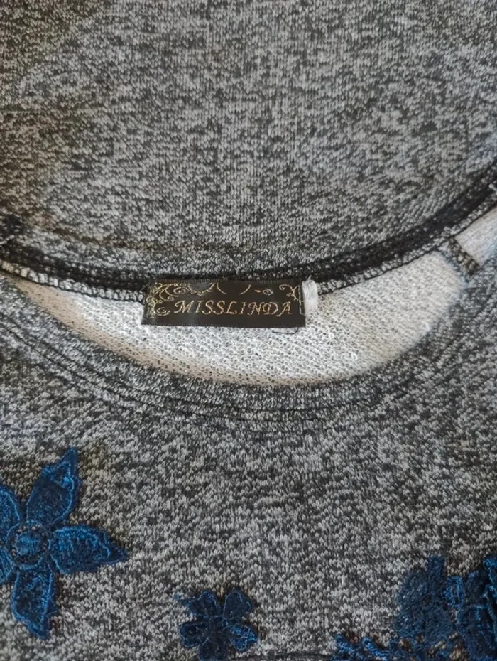 Sweat gris et marine - photo numéro 4