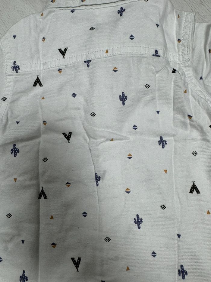 Chemise manche courte tipi 6 mois - photo numéro 4