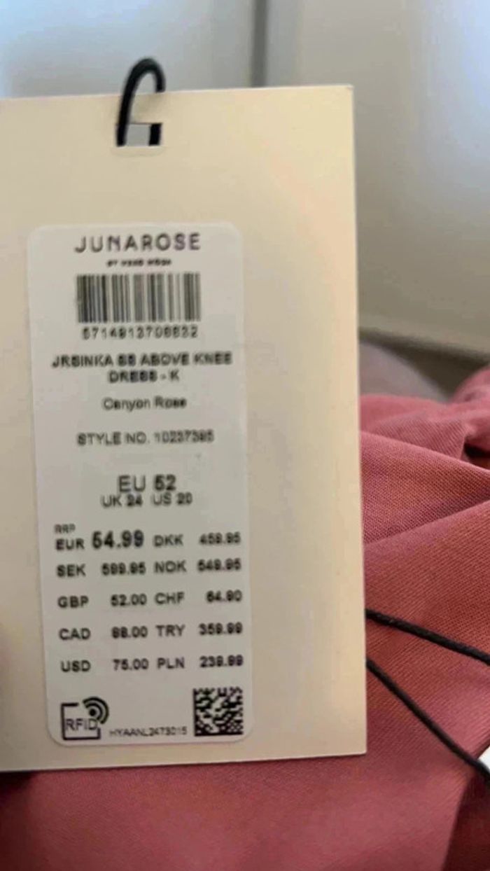 Robe juna rose taille 52 - photo numéro 3