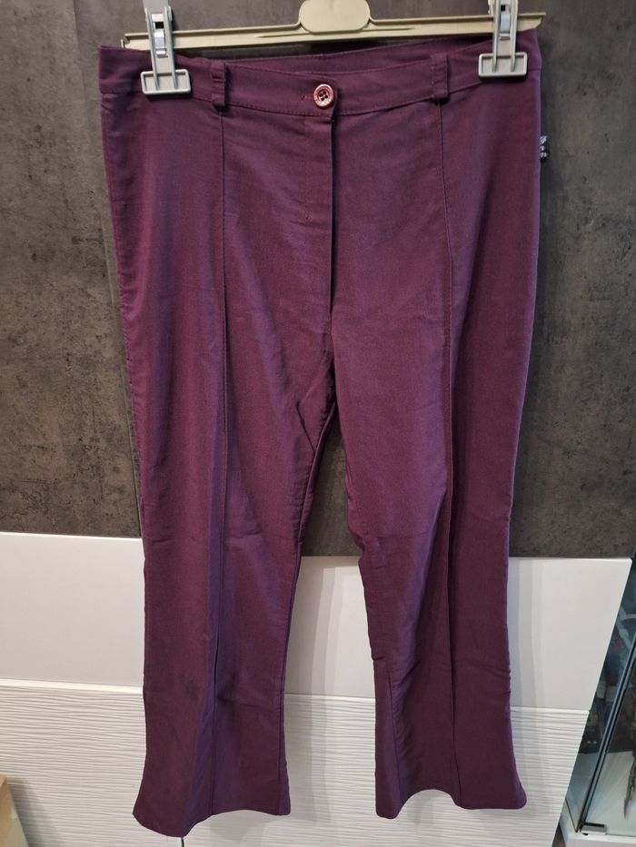 Pantalon léger prune
