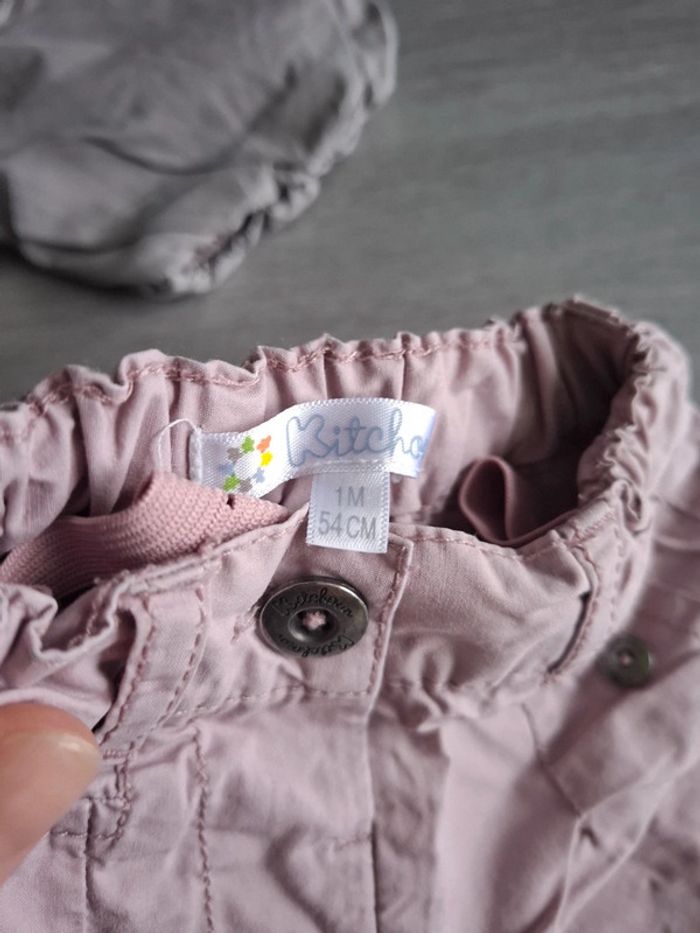 Lot de 2 pantalon bébé 1 mois - photo numéro 5