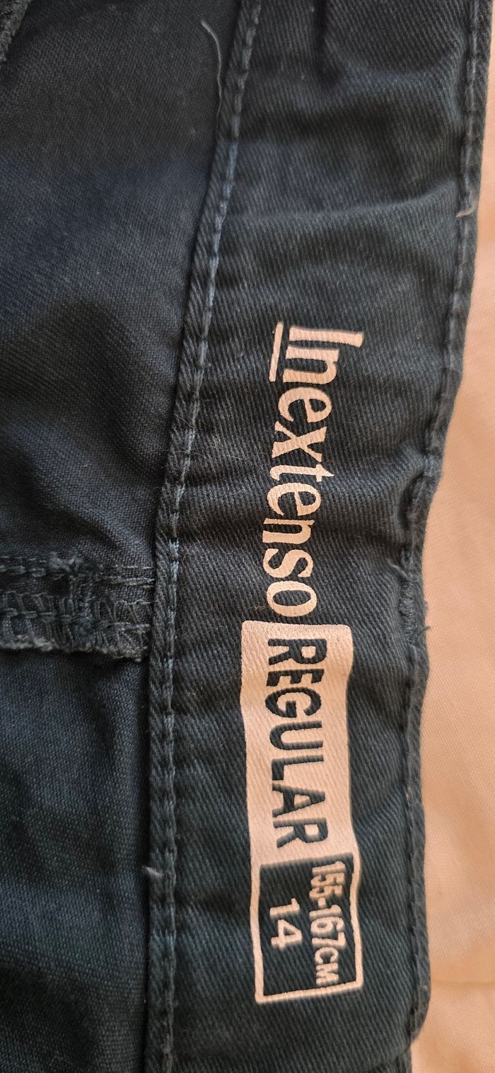 Pantalon forme jean en toile - photo numéro 3