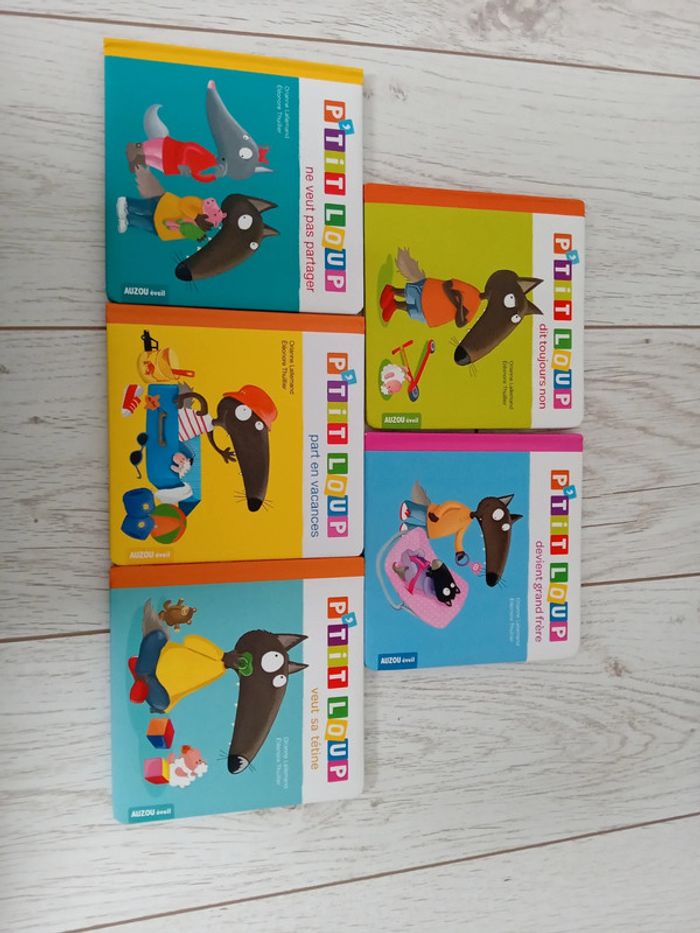 Lot 5 livres P'tit Loup