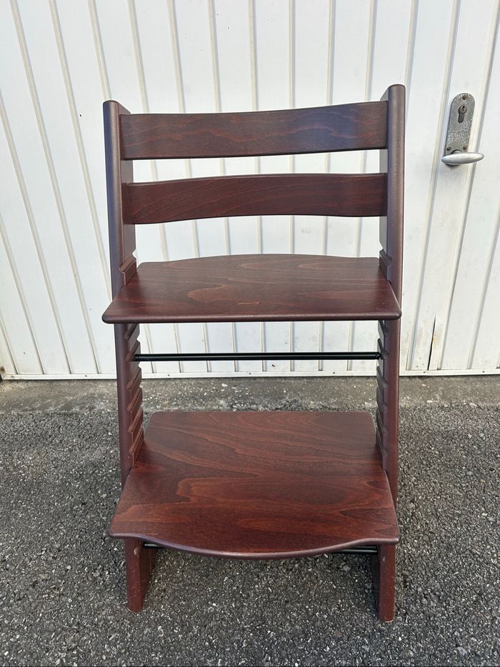 Chaise Tripp Trapp Stokke marron - photo numéro 3