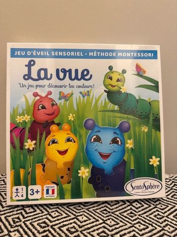 Sentosphère - Jeu d’éveil sensoriel pour découvrir les couleurs "La vue"