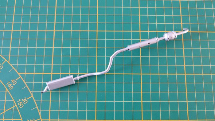 Ligne échappement pièce détachée miniature Peugeot 307 CC Solido 1/18 1/18e 1/18eme #B71