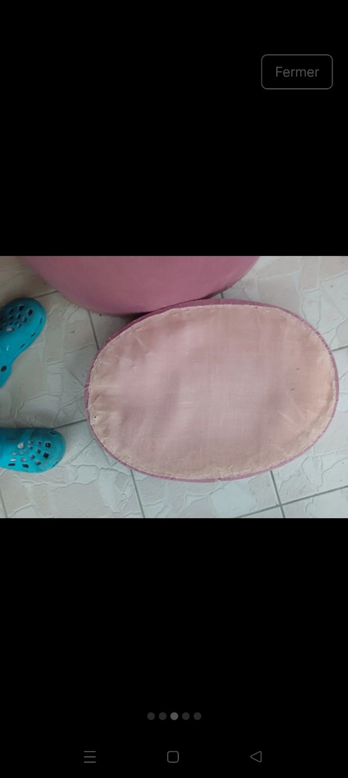 Coffre à jouet pouf - photo numéro 3