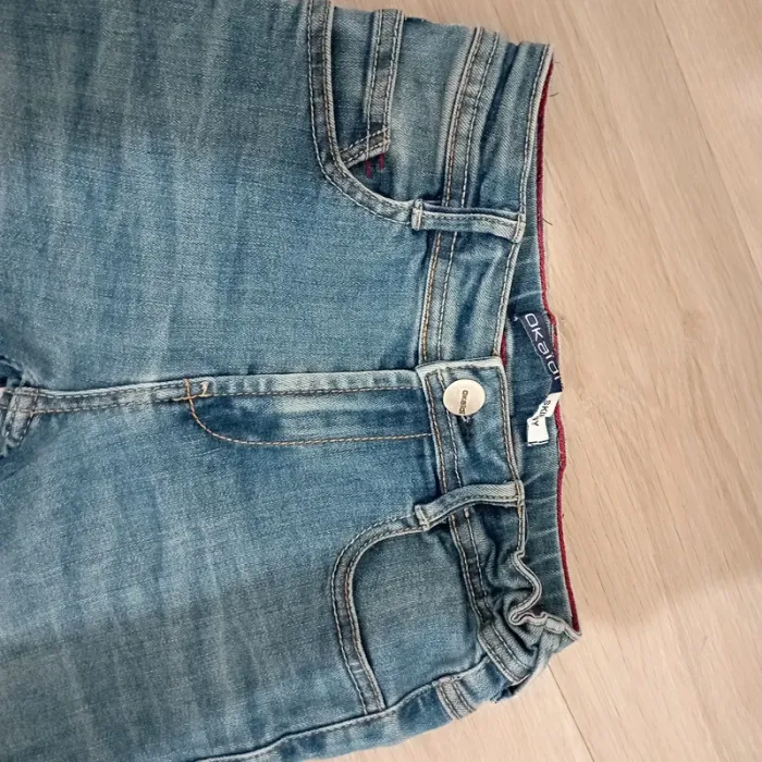 Bermuda skinny en jeans 8 ans - photo numéro 3