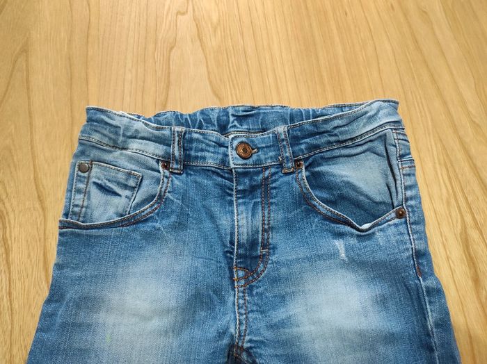 Pantalon Benetton bleu taille 8/9 ans - photo numéro 3