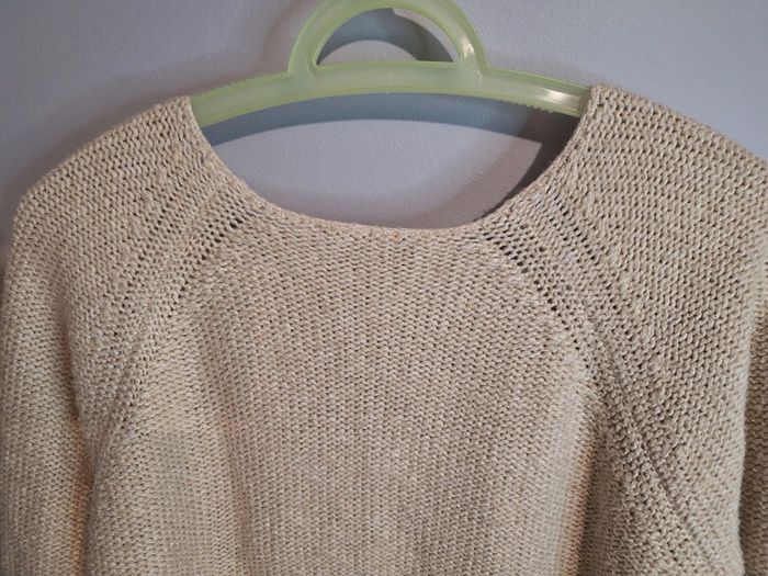 Pull vintage ralph lauren femme - beige - taille XL - photo numéro 6