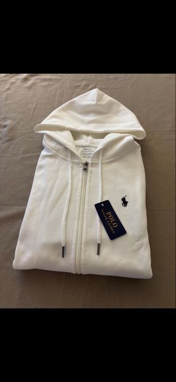 Gilet à capuche Ralph Lauren taille S couleur Blanc