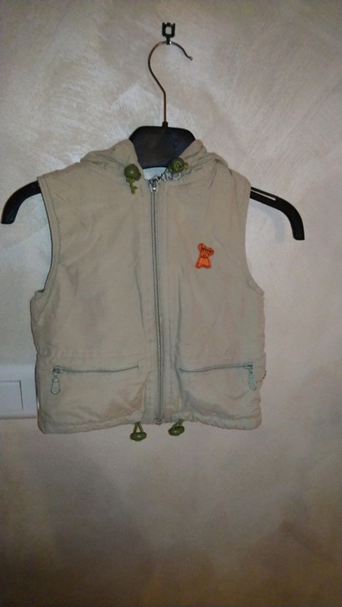Jolie veste sans manche Kimbaloo taille 18 mois - photo numéro 2