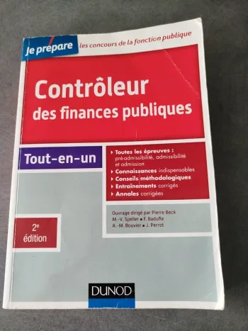 Livre Concours Contrôleur des Finances Publiques