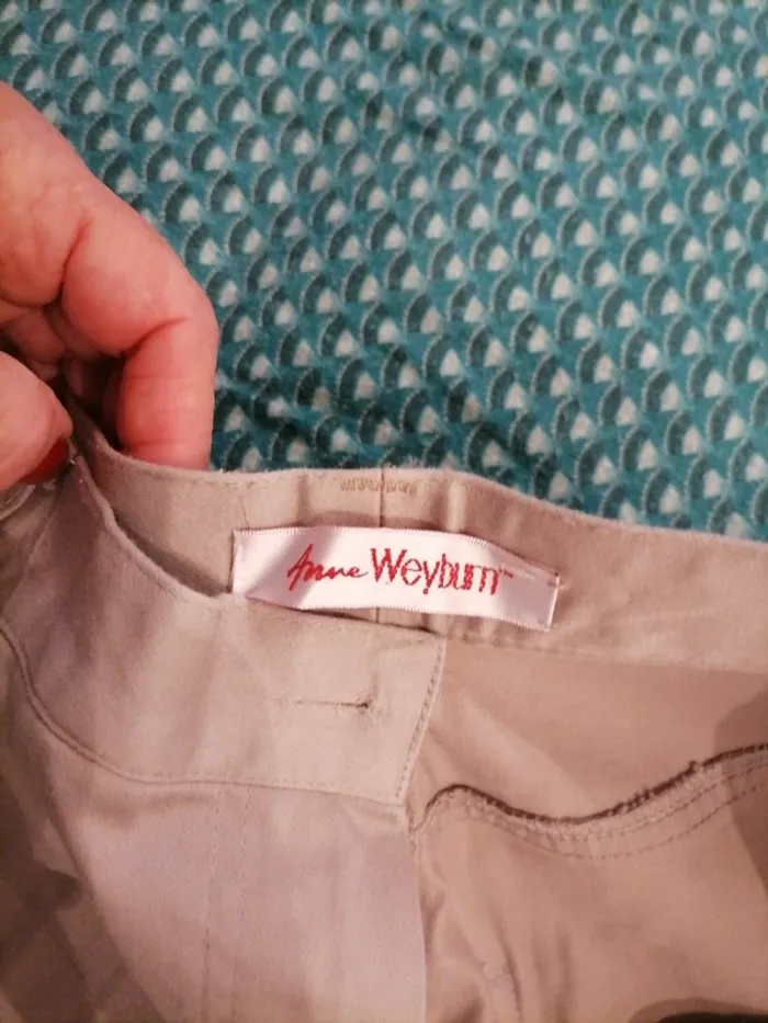 Pantalon coton beige - photo numéro 2