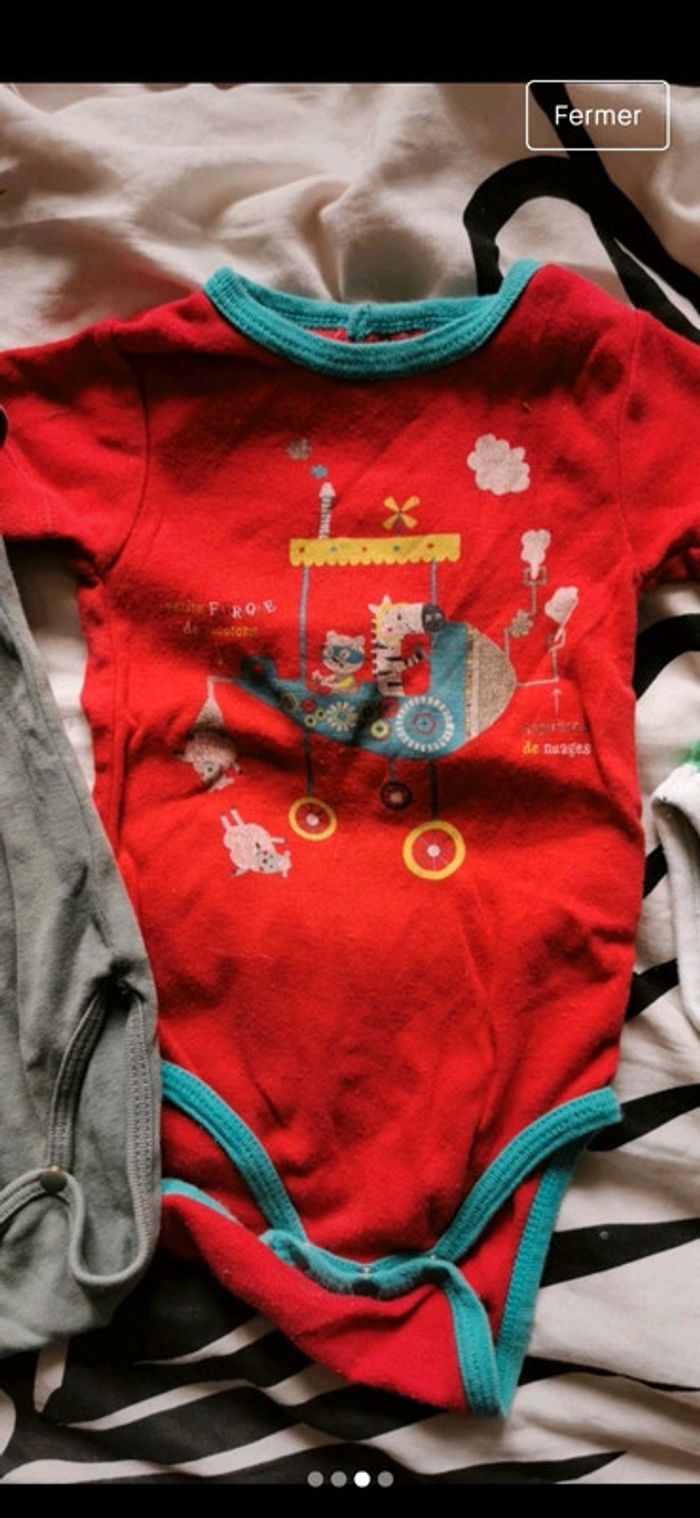 Lot de 3 body 6 mois - photo numéro 3