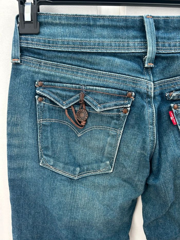 Jean bleu Levi’s Levis - superlow flare patte def - W26L32 - hippie taille 36 - photo numéro 5