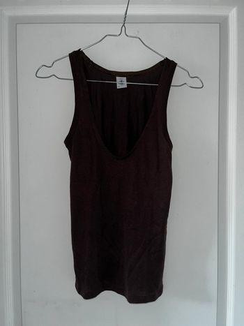 Débardeur marron, taille XS