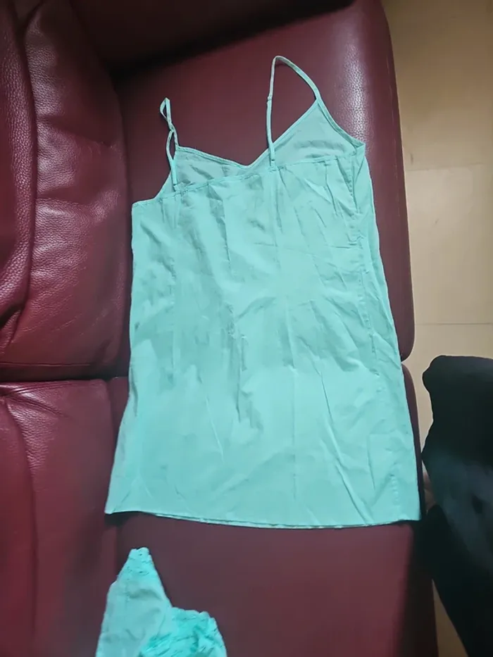 Robe femme été broderie anglaise avec doublure - photo numéro 13