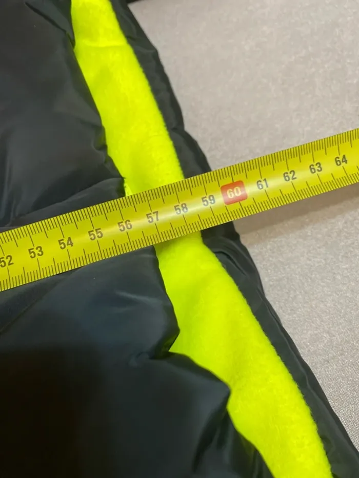 Parka noir / jaune doublé Daniel Hecter 12 ans neuf - n85m - photo numéro 8