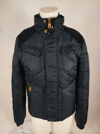 Manteau court G-Star Raw - Doudoune bleu marine - Homme XS A259