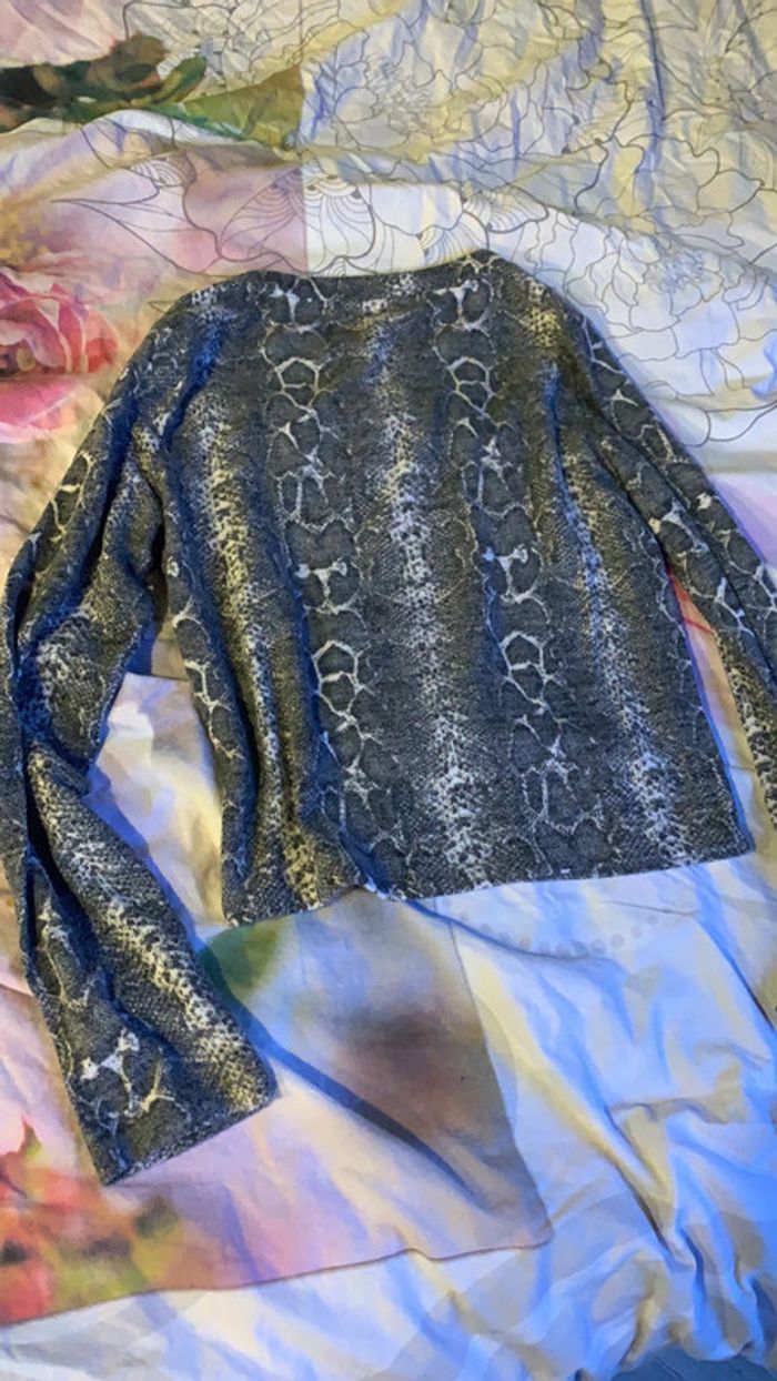 Pull Zara motif pyton - photo numéro 3