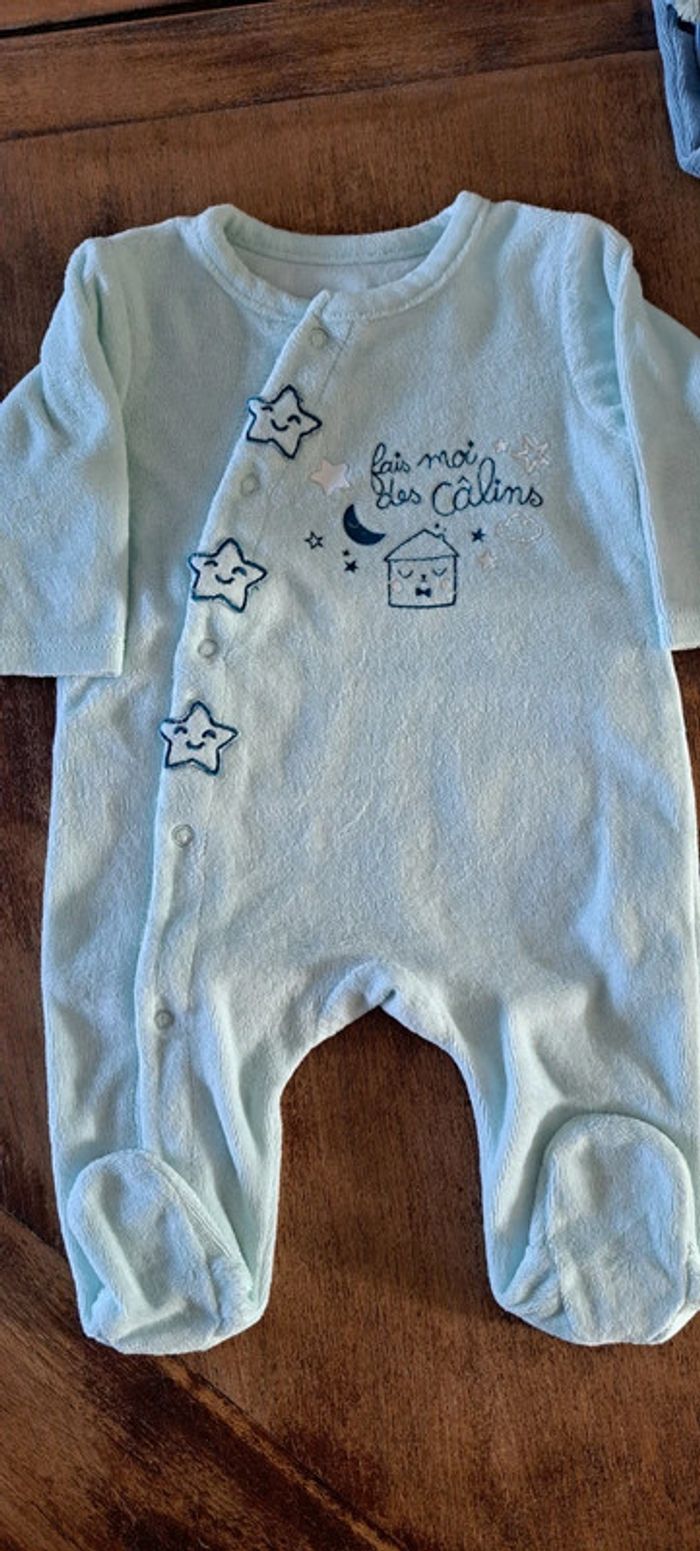 Grenouillère Pat et Ripaton 1 mois