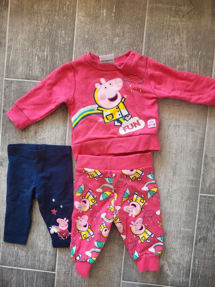 Ensemble survêtement chaud peppa pig 3mois