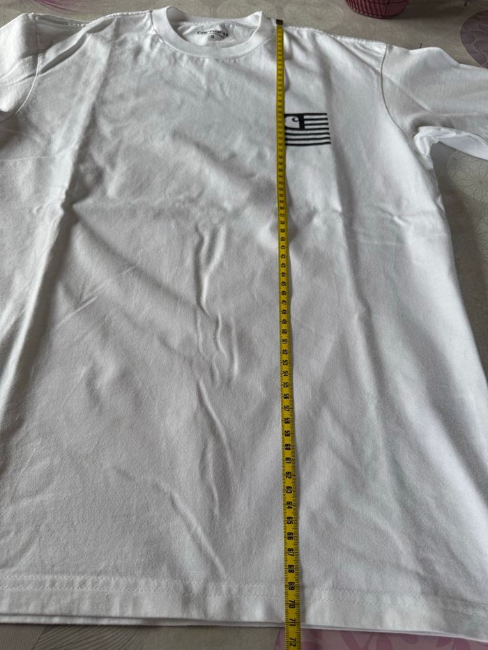 T-shirt Carhartt / Blanc / Wavy / S - photo numéro 8