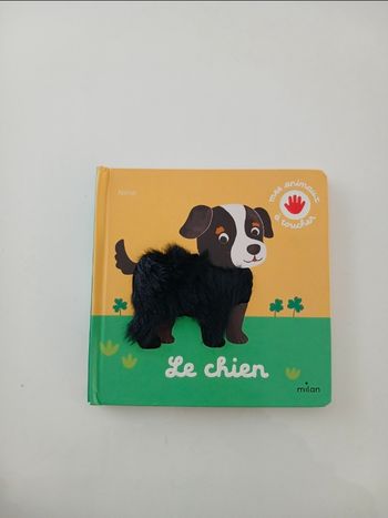 Livre d'éveil "Le Chien" - Mes animaux à toucher (Milan)