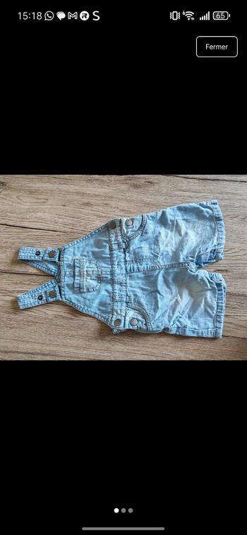 Salopette courte été