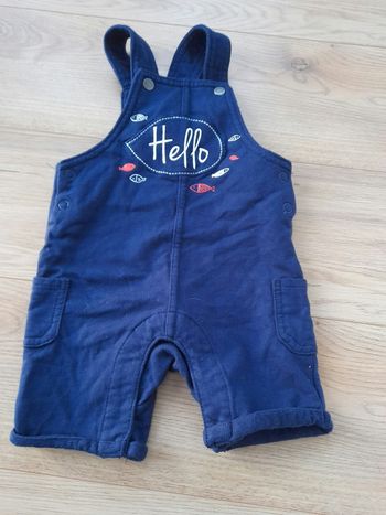 Salopette bleu