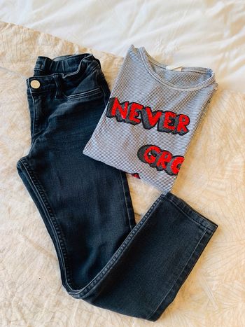 Ensemble girly slim skinny Zara h&M