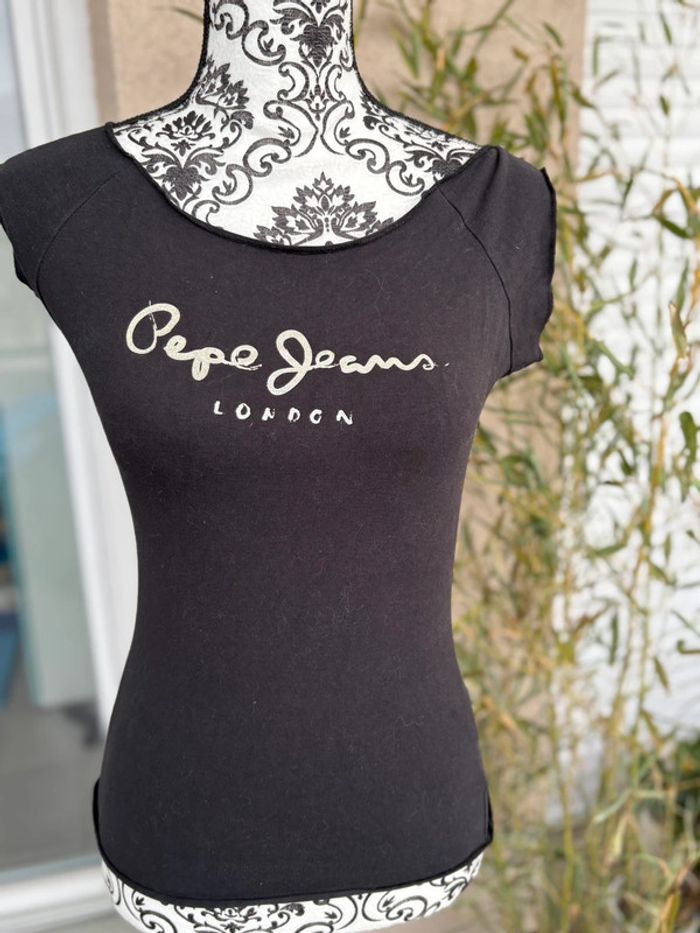 Jolie tee shirt femme, marque pépé jean , taille s (taille 36) - photo numéro 2