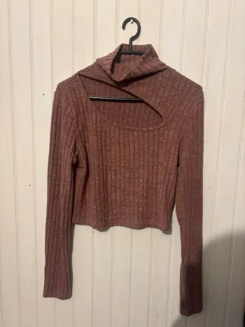 Pull col ouvert